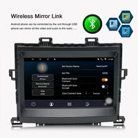 Autoradio multimédia Android, stéréo, 9 pouces, 2 Din, Audio, Navigation GPS, lecteur vidéo de voiture, pour Toyota Alphard 2008-2015