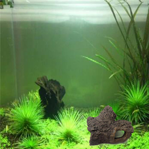 Bûche creuse <span class=keywords><strong>Aquarium</strong></span> lézard décoration habitat naturel Betta Reptile cacher accessoires de réservoir de poissons - Product Image 6