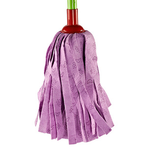 Durable <span class=keywords><strong>de</strong></span> ménage Nettoyage Serviette Ronde <span class=keywords><strong>Tête</strong></span> <span class=keywords><strong>de</strong></span> Vadrouille Vadrouille En Aluminium Poignée Moins Cher Vadrouille - Product Image 1