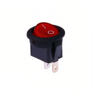 Single <b>Pole</b> Rocker Switch Red 16A 250V AC On Off Indicator <b>Light</b> - Product Image 2