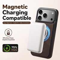 Casing Ponsel Anti Benturan dengan Bingkai Matte, Pengisian Daya Nirkabel Magnetik PU Skin-Feel, untuk Seri Apple 18/17/16/15/14/13/12