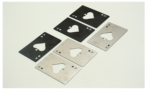 Abridor de Botellas Personalizado de Acero Inoxidable Plano, Muestra Gratuita, Abridor de Botellas de Cerveza Metálico para Bar con Forma Única - Product Image 6