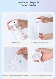 Máy tạo độ ẩm bằng hơi nước thủy tinh RGB 7 màu ánh trăng lớn, chống khô, di động, USB Type-C, tích hợp đèn ngủ, trị liệu hương thơm - Product Image 6