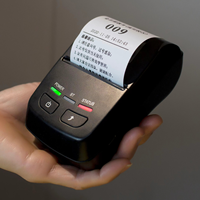 Mini Impresora Térmica Portátil de Tickets con Batería Integrada de 58 mm para Uso en Clínicas, Residencias de Ancianos y Restaurantes