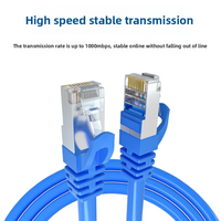 Alta calidad 23awg trenzado FTP/SFTP Patch Cable Cat5e Cat6 Rj45 3m 10m 15M Cables de comunicación de red de computadora