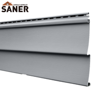 Fournisseur de bardage horizontal en PVC vinyle ASA jaune, léger, durable et stable, co-extrusion, pour villa et hôtel