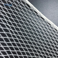Filet anti-oiseaux agricole en tricot warp blanc, mailles multiples 5x5mm 10x10mm 15x15mm