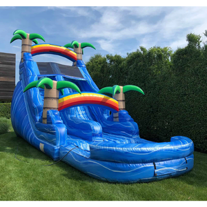 Trượt Nước Bơm Hơi Khổng Lồ Bán Chạy Dành Cho Người Lớn Bơm Hơi Bật Lên Mặt Trăng Với Trượt Nước Trượt Du Thuyền Bơm Hơi - Product Image 2