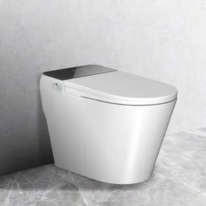 Wc sanitário sensor automático, sanitário moderno sensor inteligente de vaso sanitário assento de vaso sanitário porcelana inodoro casa de banho inteligente