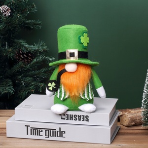 Muñecos de Gnomo para Fiestas, Gnomo Irlandés con Trébol, Gnomo Escandinavo, Gnomo Verde de Navidad, Gnomo Nórdico, Muñeco de San Patricio, Muñeco de Rodolfo - Product Image 6
