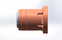Mandrin à pince auto-serrant en acier à 3 mors, serrage hydraulique, dureté HRC45, longueur 115 mm, modèle LX36A4Q(D49) pour centre d'usinage CNC