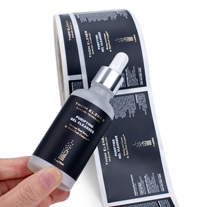 Étiquettes autocollantes personnalisées pour bouteilles d'huiles cosmétiques, résistantes à l'eau et à l'huile, pour huiles essentielles et parfums, bouteilles de 10 ml - Product Image 1