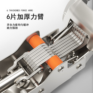 Cold <b>Rolled</b> Steel Hydraulic Hinge With Buffer Silent Operation For Cabinet Furniture Doors - Product Image 4