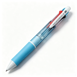 Stylo bille rétractable quatre couleurs, corps en PC recyclé écologique, grip en caoutchouc, recharges remplaçables SXR8007 - Product Image 3