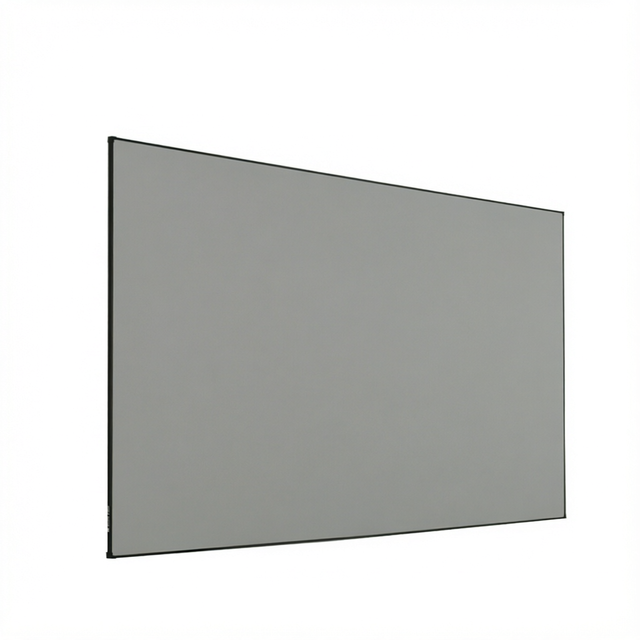 120 Inch 16:9 Black Crystal ALR Fixed Frame PVC Wall-mounted Projector Screen Narrow Bezel 4K 8K 3D Anti-Light Long Throw