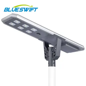 Giá Đèn Đường LED Sân Vườn Ngoài Trời Tất Cả Trong Một Tấm Pin Năng Lượng Mặt Trời Chống Thấm Nước Có Độ Sáng Cao