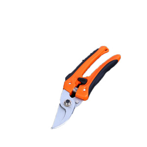 Fruit Pruning Shears Stainless Steel Bypass Pruner 130mm Handle Orange Black Garden Tool For Trimming 10-20mm Branches - Product Image 4