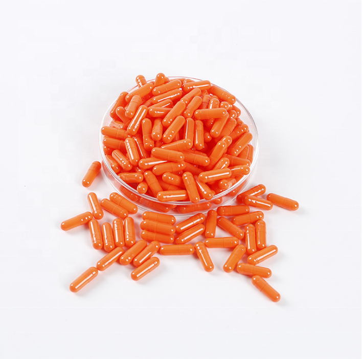 Темно-зеленые желатиновые капсулы большого размера 00