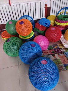 Columpio de Red de Cuerda Tejida de Colores - Product Image 2