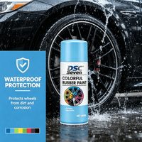 Peinture en aérosol caoutchouc 400ml, peinture liquide acrylique en spray, peinture caoutchouc pour changement de couleur de pneus, peinture automobile caoutchouc