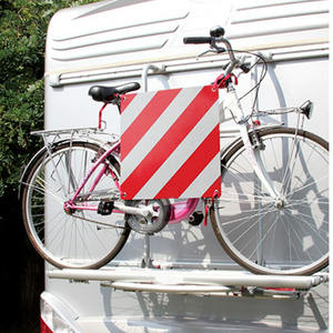 EN12899 <span class=keywords><strong>Plaque</strong></span> d'avertissement en aluminium 50*50cm Panneau <span class=keywords><strong>de</strong></span> sécurité routière pour l'Italie utilisant - Product Image 1