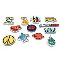 Autocollants découpés sur mesure, logo personnalisé, vinyle auto-adhésif, imperméable, pour la décoration de skateboard et de bagages