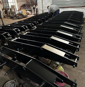 <span class=keywords><strong>Mini</strong></span> cric de plancher horizontal de double pompe de chariot de voiture de garage hydraulique de profil bas de 5 tonnes avec de longues pièces de levage noires alliées - Product Image 5