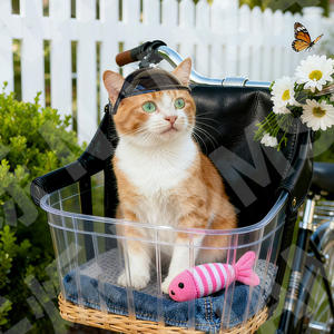 Casco Ajustable Ligero y Resistente <span class=keywords><strong>para</strong></span> Perros y Gatos, Color Negro, Talla Extra Pequeña, con Orificios <span class=keywords><strong>para</strong></span> las Orejas, <span class=keywords><strong>para</strong></span> Actividades al Aire Libre, Motocicleta, Bicicleta - Product Image 3