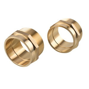 Raccord de tuyauterie fileté mâle en cuivre de 4 pouces pour tuyau d'eau et plomberie - Product Image 1