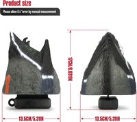 Décoy de chasse réaliste en plastique imperméable en forme de fesses de canard, ornement de jardin pour pelouse extérieure