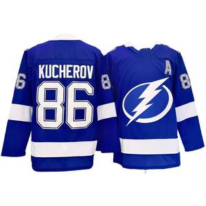 Maillot de hockey vintage pour homme Lightning, style rétro brodé, style professionnel, vêtements d'entraînement de hockey sur glace, personnalisation disponible en gros - Product Image 3