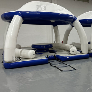 Plate-forme d'eau populaire populaire en gros tente flottante quai gonflable de l'île pour la fête - Product Image 2