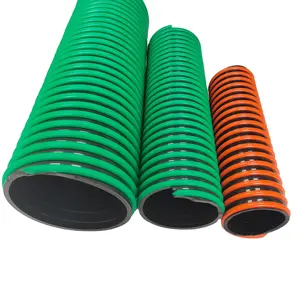 38-203mm yüksek kaliteli plastik PVC sarmal su pompası ağır kum emme deşarj kumlama Spiral tüp