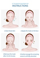 Masque facial OEM pour soins de la peau Fabricant cosmétique Mascarillas Faciales Masques faciales coréennes en feuille biologique Masque facial d'escargot