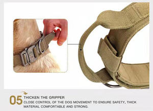 New Protective 2025 Hochwertiges, verstellbares, taktisches Nylon-Hunde halsband aus Nylon, bunt mit stabilem Steuer griff - Product Image 5