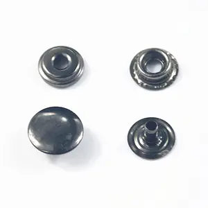 Metal Snap Button 4 Buttons Clothing Accessories Down Jacket Buttons