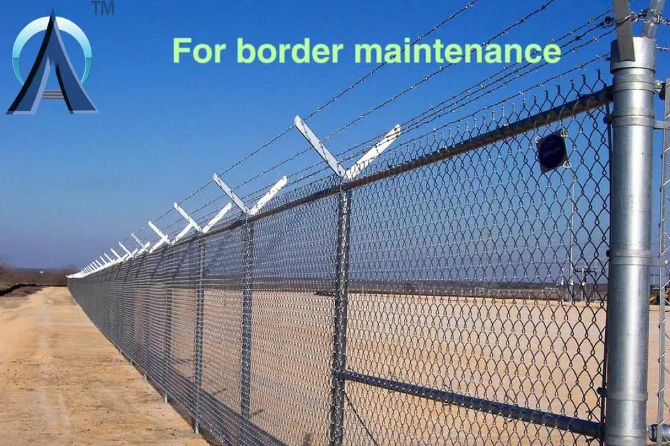 PVC Coated Chain Link Fence Carbon Steel Diamond Mesh Panels for Garden ...