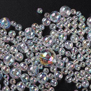 Perle sfaccettate ottagonali trasparenti <span class=keywords><strong>da</strong></span> 20g, fatte a mano, colorate, con foro, per strass e materiali per gioielli fai <span class=keywords><strong>da</strong></span> te - Product Image 4