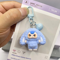 Llavero de Muñeca Adorable, Mini Muñecas de Resina Flocada, Adornos de Caja Sorpresa, Decoración de Escritorio Favorita de Estudiantes a la Moda, Pequeños Adornos
