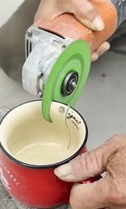 110mmろう付けダイヤモンドガラス切断砥石ソーブレード翡翠クリスタルワインボトル研削切断刃アングルグラインダー - Product Image 5