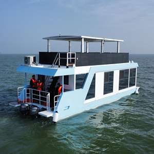 Casa Galleggiante in Alluminio Prefabbricata con Stanze Separate per Famiglia e Operazioni di Noleggio - Product Image 1