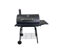 Nouveau barbecue à charbon de bois 2026, grand barbecue avec étagères latérales pliables, pour camping en extérieur