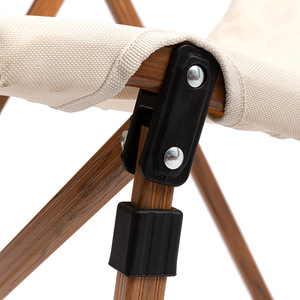 Chaise de jardin pliante beige, noire, kaki, style minimaliste, pliable, légère, portable, pour usage extérieur - Product Image 1