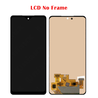 Samsung Galaxy A53 5G A536B A536U 1 yıl garanti cep telefonu uyumlu ekran için çerçeve ile OLED/LCD dokunmatik ekran meclisi
