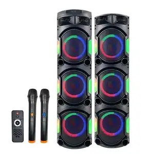 Âm thanh công suất cao, được xây dựng trong bộ khuếch đại 10 inch loa bass, TWS RGB loa bằng gỗ với <span class=keywords><strong>mic</strong></span> loa răng Xanh - Product Image 1
