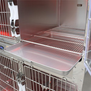 Cámara de Oxígeno <span class=keywords><strong>Canina</strong></span> de Acero Inoxidable para Clínica Veterinaria, <span class=keywords><strong>Jaula</strong></span> para Mascotas con Función de Calor - Product Image 6