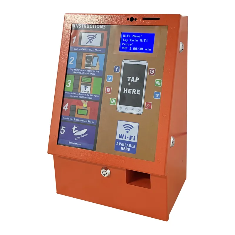 Küçük ödeme hareketli yukarı terminali Kiosk WiFi makinesi