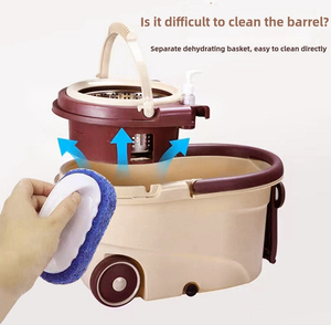 Nuevo Diseño: Set de Mopa y Cubo Personalizado con Ruedas, Centrifugadora, Agua Limpia y Fácil Escurrido, Directo de China - Product Image 3