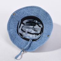Chapeau de pêcheur en jean à large bord pour l'été, la plage, le sport, le cyclisme, les voyages, unisexe, en denim délavé, 100% coton, haute qualité
