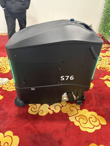 S76 three in one commercial robot sweep vacuum <b>mop</b> steam wash 3d lidar navigation multi sensor obstacle avoid - Product Image 3